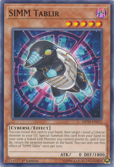 SIMM Tablir [MP19-EN072] Common Yu-Gi-Oh!