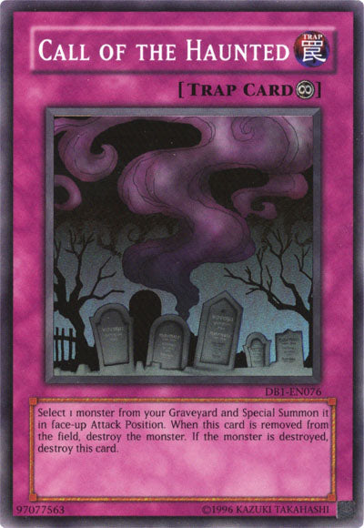 Call Of The Haunted [DB1-EN076] Super Rare Yu-Gi-Oh!