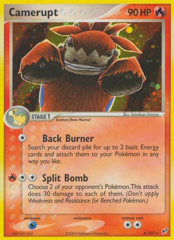 Camerupt (4/107) (Theme Deck Exclusive) [EX: Deoxys] Pokémon