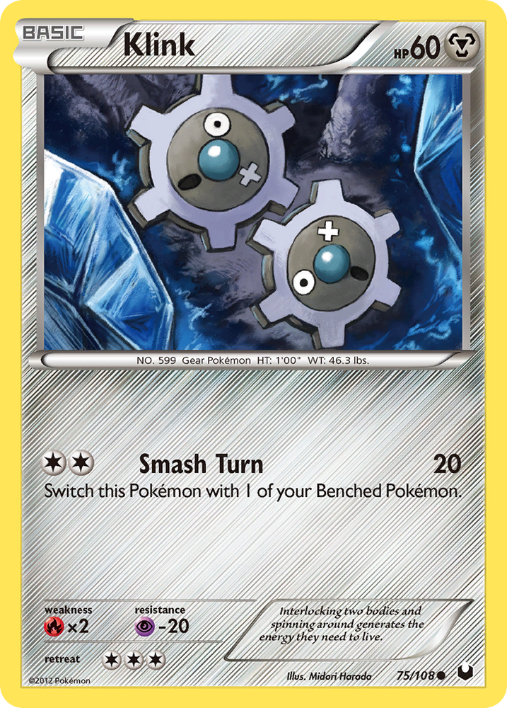 Klink (75/108) [Black & White: Dark Explorers] Pokémon