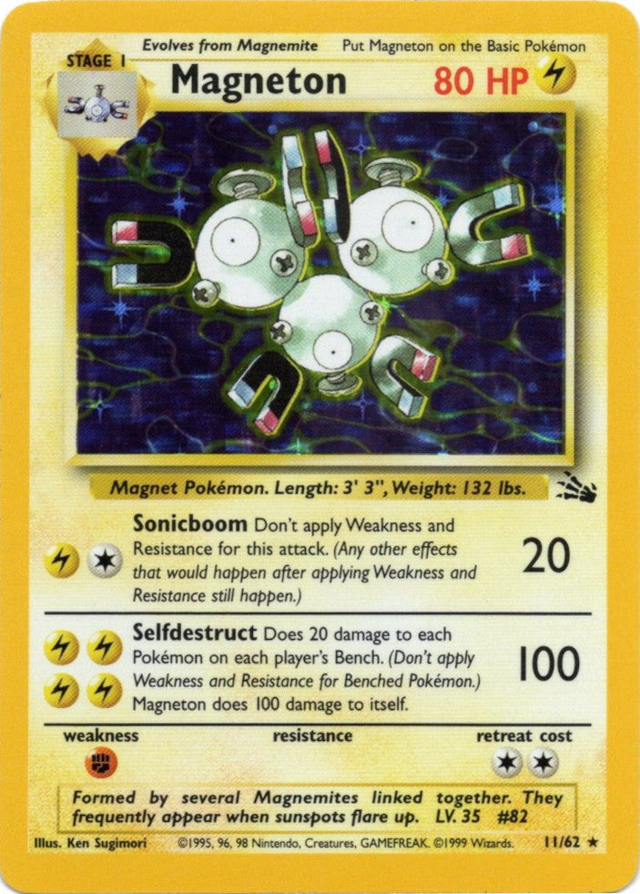 Magneton (11/62) [Fossil Unlimited] Pokémon