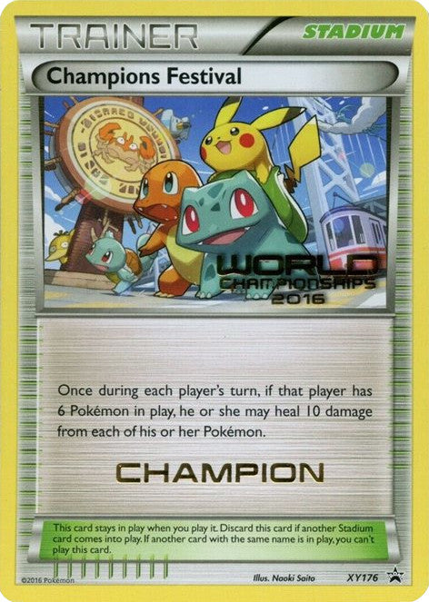 Champions Festival (XY176) (2016 Champion) [XY: Black Star Promos] Pokémon