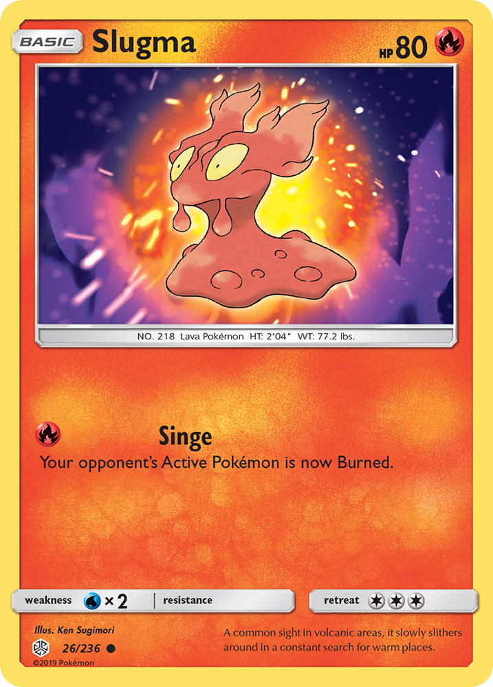 Slugma (26/236) [Sun & Moon: Cosmic Eclipse] Pokémon