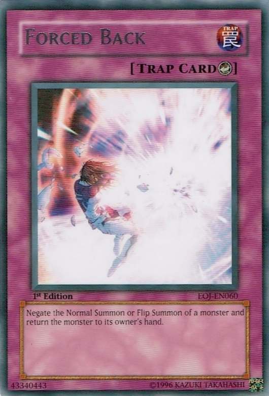 Forced Back [EOJ-EN060] Rare Yu-Gi-Oh!