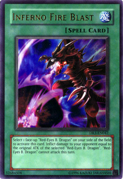 Inferno Fire Blast [DR3-EN042] Ultra Rare Yu-Gi-Oh!