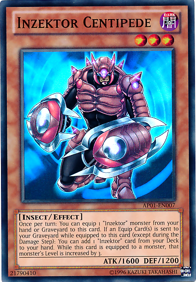 Inzektor Centipede [AP01-EN007] Super Rare Yu-Gi-Oh!