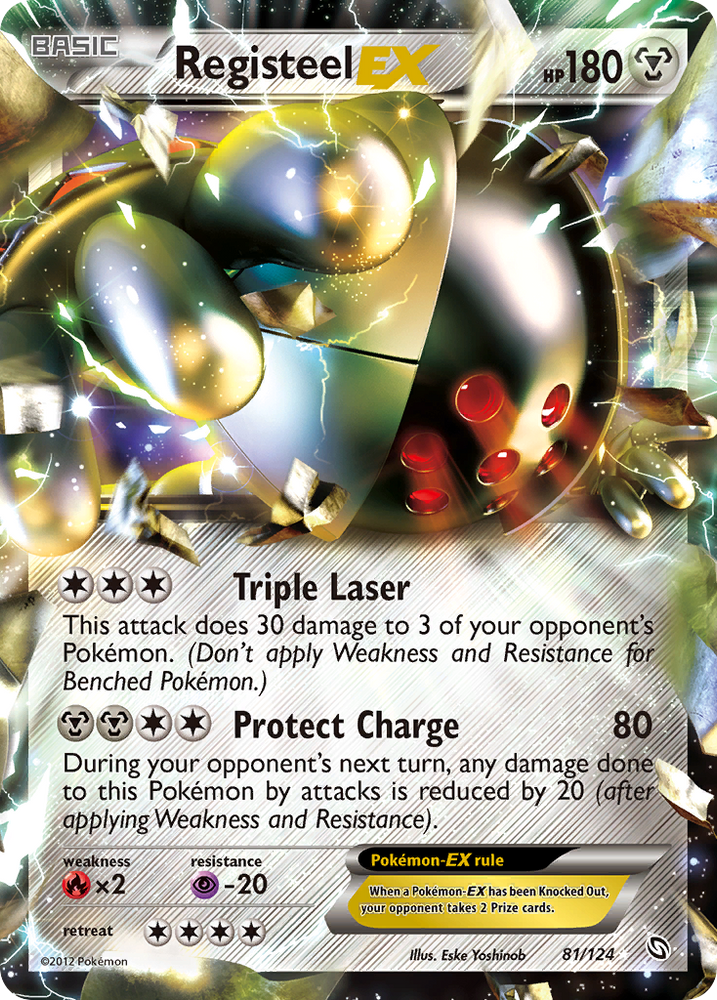 Registeel EX (81/124) [Black & White: Dragons Exalted] Pokémon