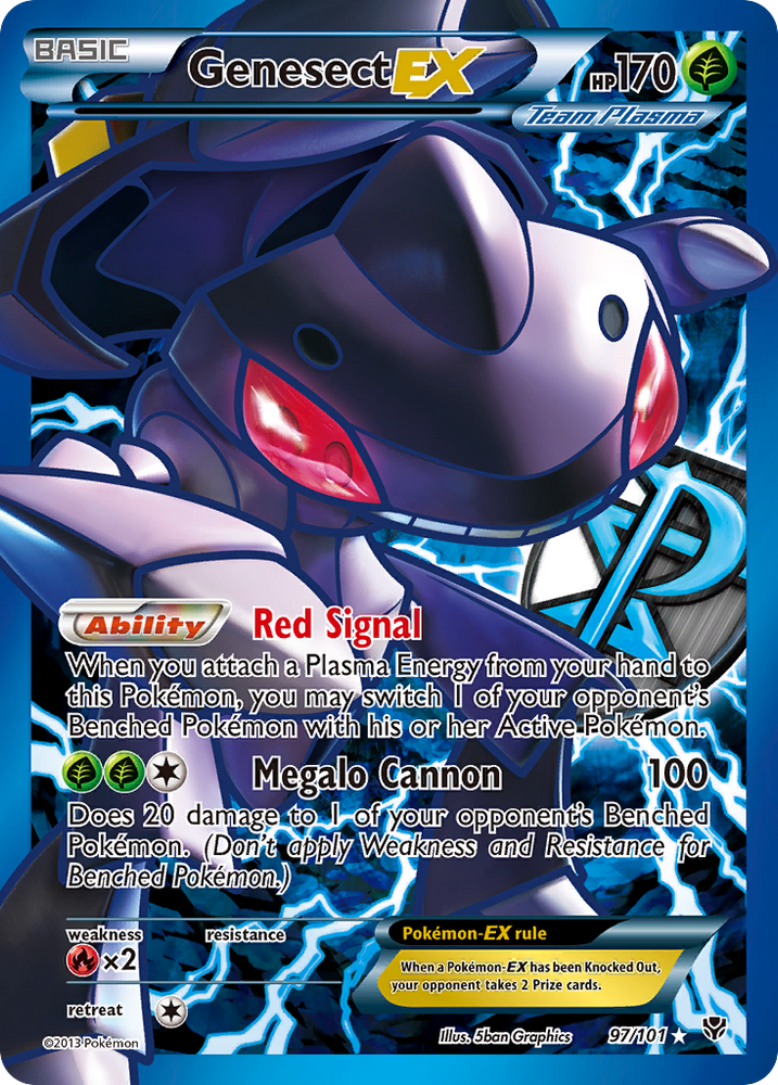Genesect EX (97/101) [Black & White: Plasma Blast] Pokémon