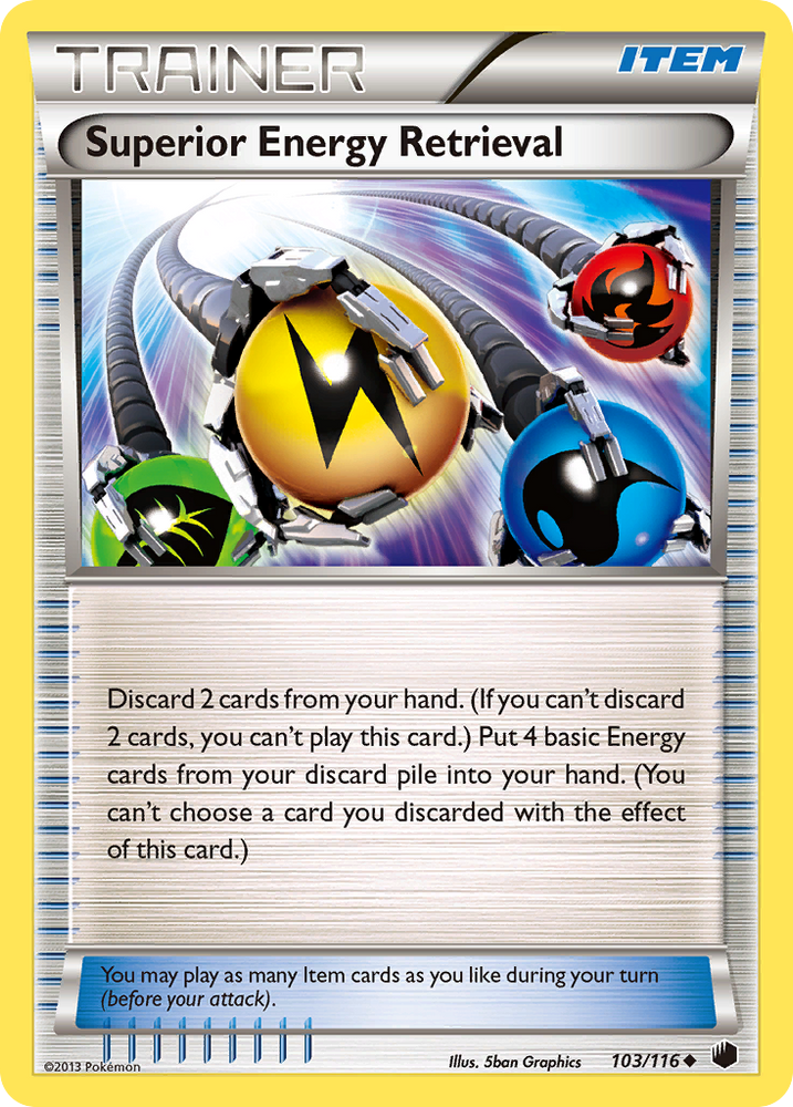 Superior Energy Retrieval (103/116) [Black & White: Plasma Freeze] Pokémon