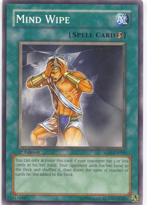 Mind Wipe [SOD-EN039] Common Yu-Gi-Oh!