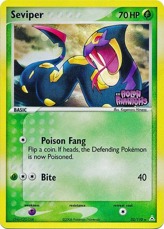 Seviper (32/110) (Stamped) [EX: Holon Phantoms] Pokémon