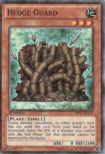 Hedge Guard [BP01-EN157] Starfoil Rare Yu-Gi-Oh!