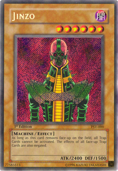 Jinzo [PSV-000] Secret Rare Yu-Gi-Oh!