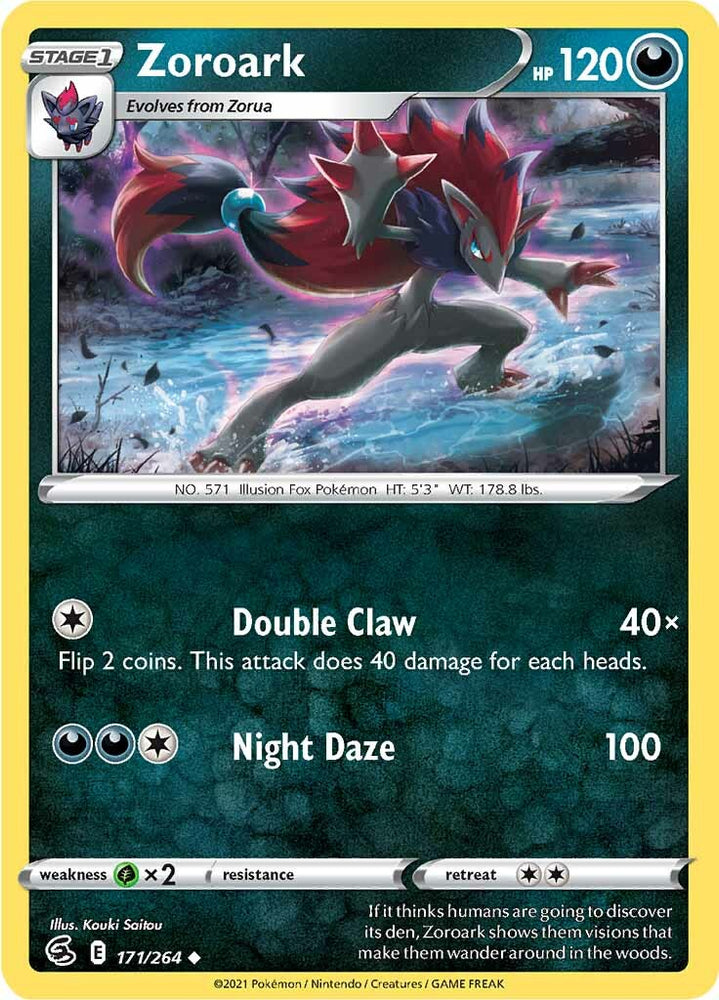 Zoroark (171/264) [Sword & Shield: Fusion Strike] Pokémon