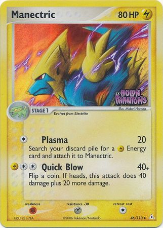 Manectric (46/110) (Stamped) [EX: Holon Phantoms] Pokémon