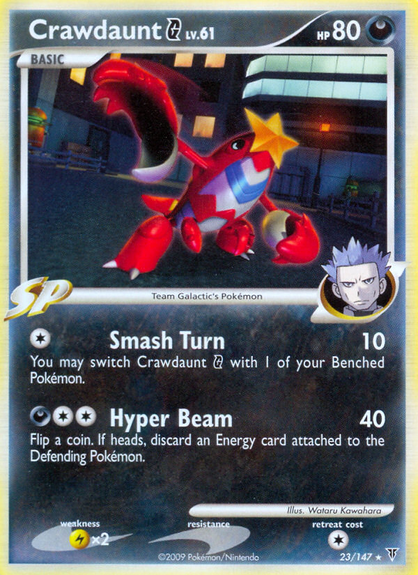 Crawdaunt G (23/147) [Platinum: Supreme Victors] Pokémon