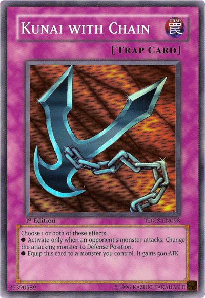 Kunai with Chain [TDGS-EN098] Super Rare Yu-Gi-Oh!