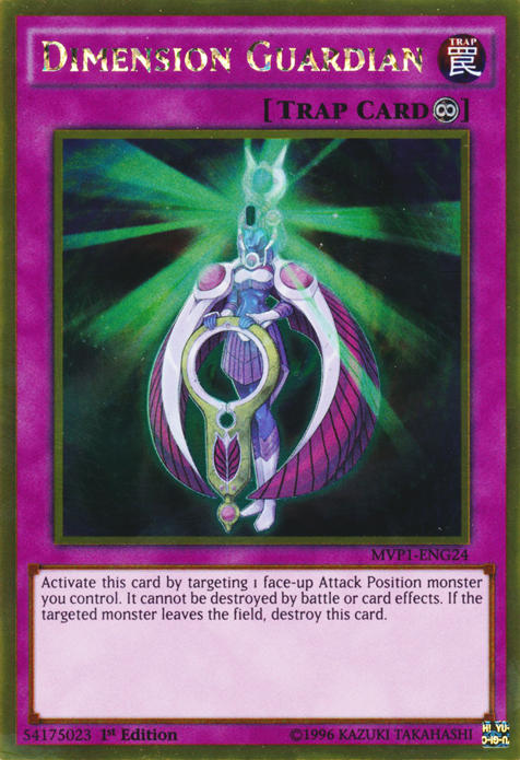 Dimension Guardian [MVP1-ENG24] Gold Rare Yu-Gi-Oh!