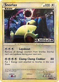 Snorlax (33/95) (Staff Prerelease Promo) [Nintendo: Black Star Promos] Pokémon