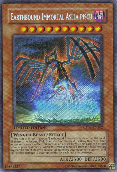 Earthbound Immortal Aslla Piscu [CT06-ENS02] Secret Rare Yu-Gi-Oh!