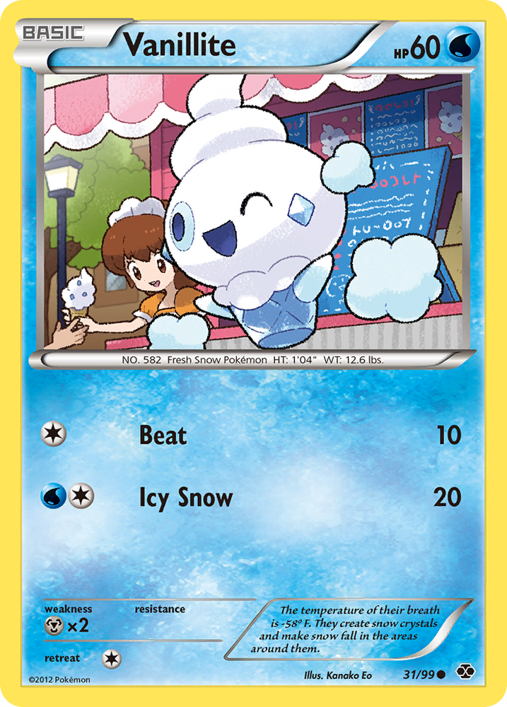 Vanillite (31/99) [Black & White: Next Destinies] Pokémon