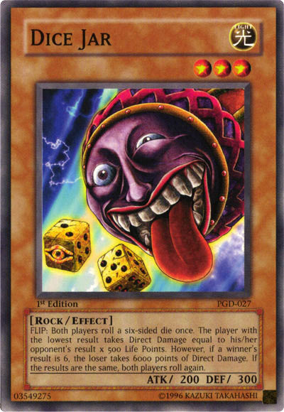Dice Jar [PGD-027] Common Yu-Gi-Oh!