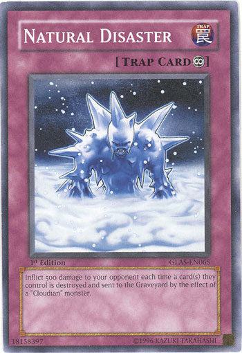 Natural Disaster [GLAS-EN065] Common Yu-Gi-Oh!