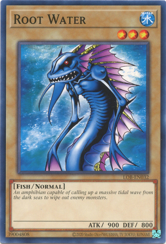 Root Water (25th Anniversary) [LOB-EN032] Common Yu-Gi-Oh!