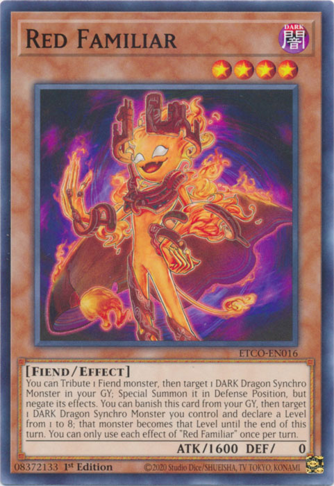 Red Familiar [ETCO-EN016] Common Yu-Gi-Oh!