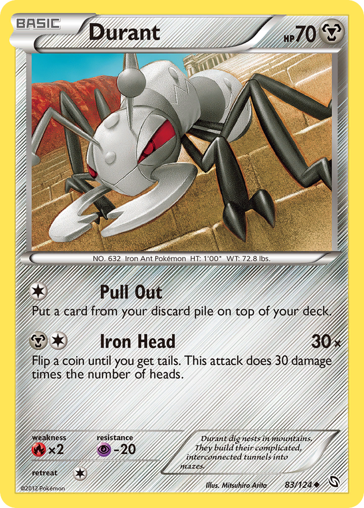Durant (83/124) [Black & White: Dragons Exalted] Pokémon