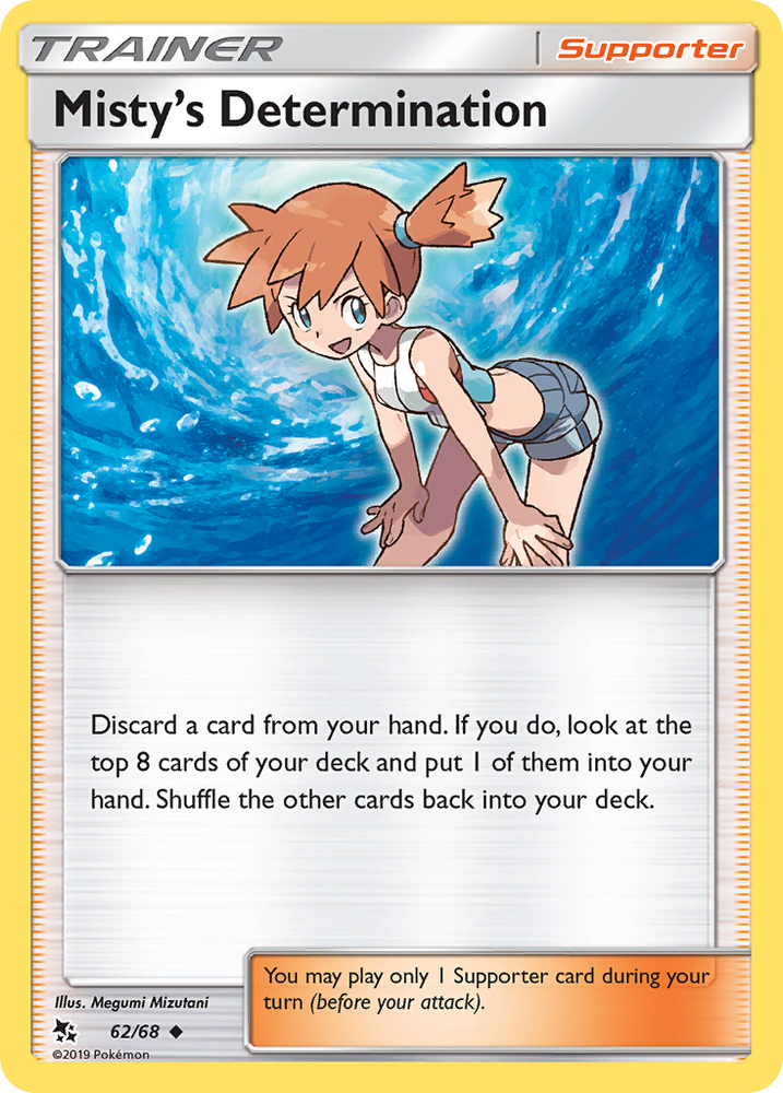 Misty's Determination (62/68) [Sun & Moon: Hidden Fates] Pokémon