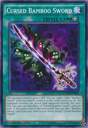 Cursed Bamboo Sword [NECH-EN068] Common Yu-Gi-Oh!