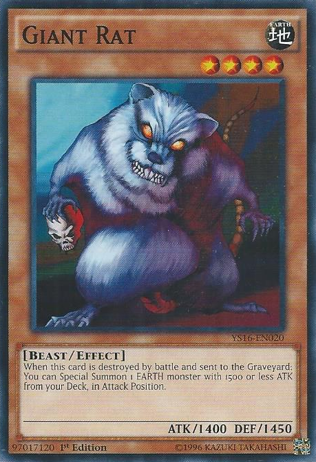 Giant Rat [YS16-EN020] Common Yu-Gi-Oh!
