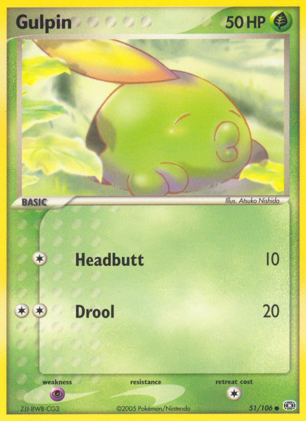 Gulpin (51/106) [EX: Emerald] Pokémon
