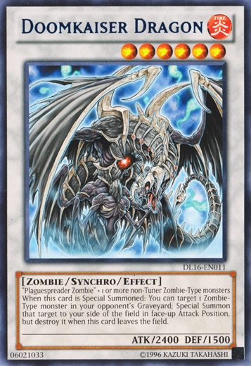 Doomkaiser Dragon (Blue) [DL16-EN011] Rare Yu-Gi-Oh!