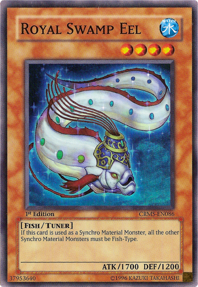 Royal Swamp Eel [CRMS-EN086] Super Rare Yu-Gi-Oh!