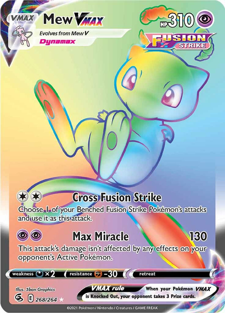 Mew VMAX (268/264) [Sword & Shield: Fusion Strike] Pokémon