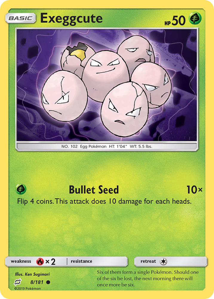 Exeggcute (8/181) [Sun & Moon: Team Up] Pokémon