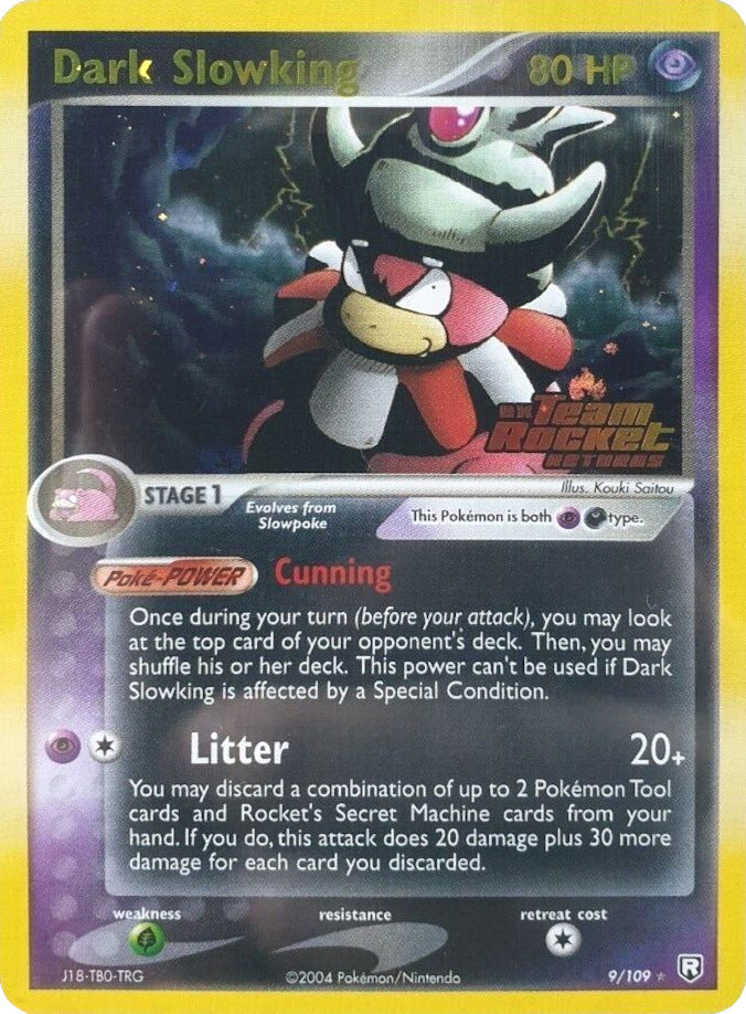 Dark Slowking (9/109) (Stamped) [EX: Team Rocket Returns] Pokémon