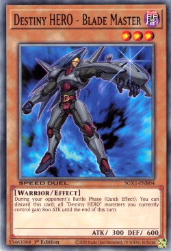 Destiny HERO - Blade Master [SGX1-ENB04] Common Yu-Gi-Oh!