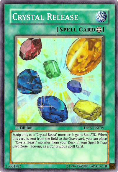 Crystal Release [DP07-EN019] Super Rare Yu-Gi-Oh!