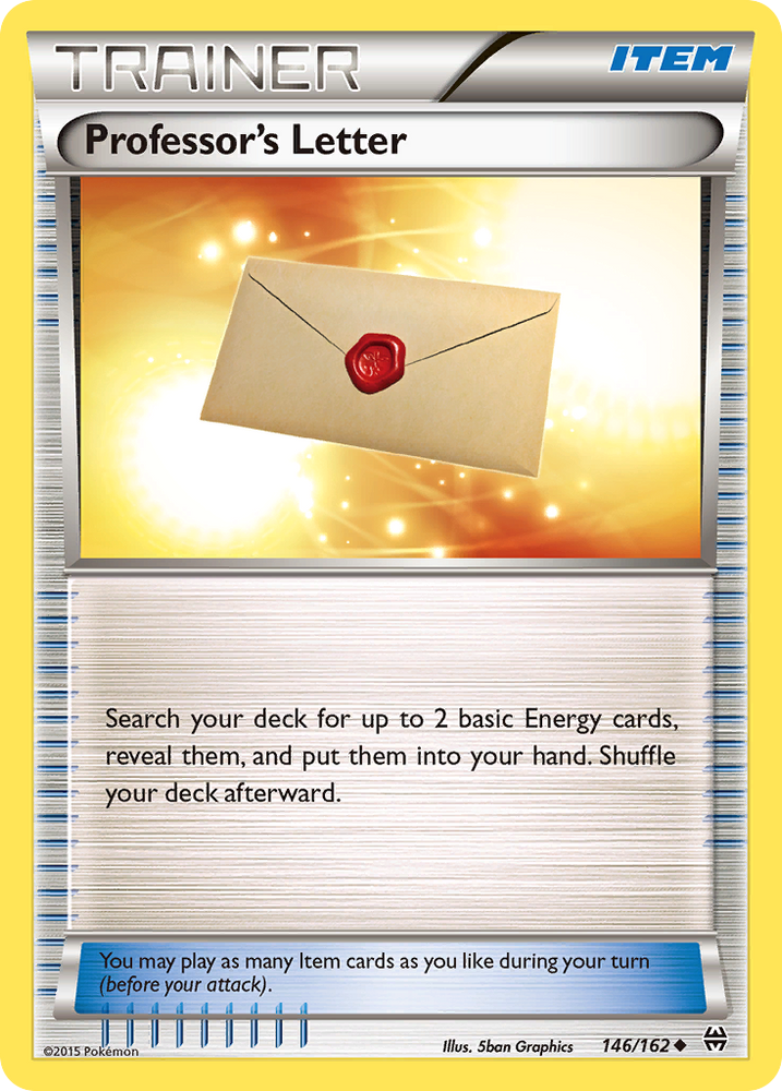 Professor's Letter (146/162) [XY: BREAKthrough] Pokémon