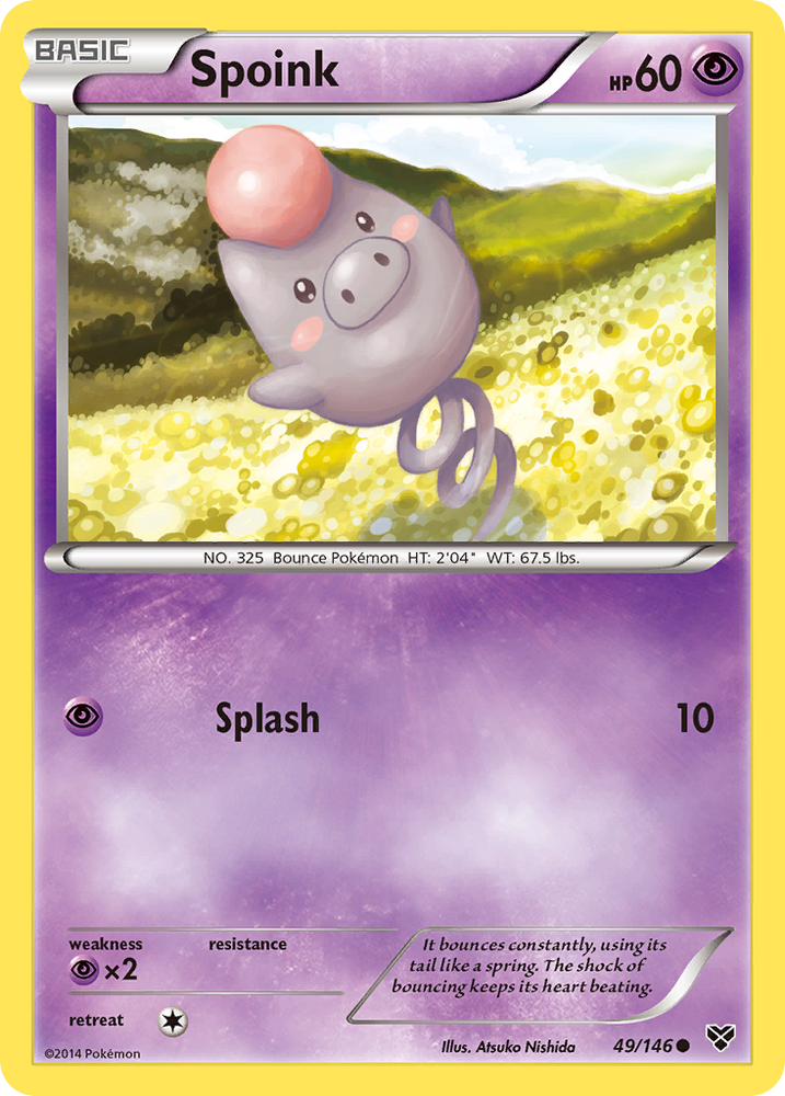 Spoink (49/146) [XY: Base Set] Pokémon
