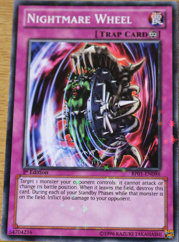 Nightmare Wheel [BP01-EN096] Starfoil Rare Yu-Gi-Oh!
