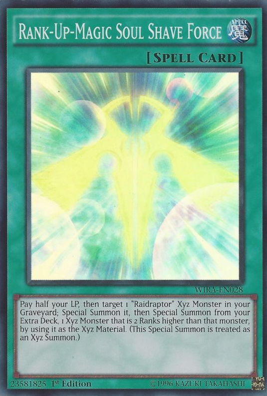 Rank-Up-Magic Soul Shave Force [WIRA-EN028] Super Rare Yu-Gi-Oh!