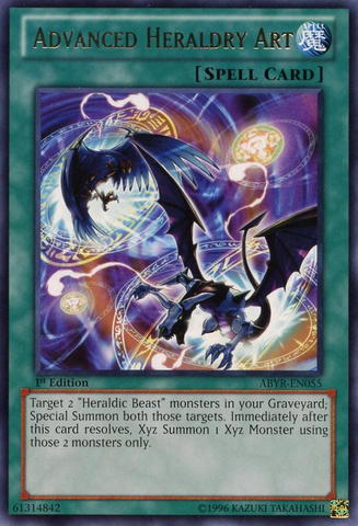 Advanced Heraldry Art [ABYR-EN055] Rare - Yugioh Cards For Your TCG Needs!