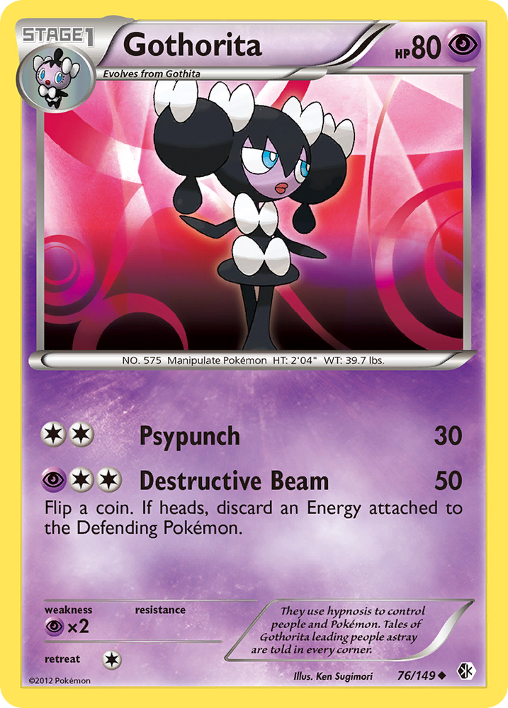 Gothorita (76/149) [Black & White: Boundaries Crossed] Pokémon