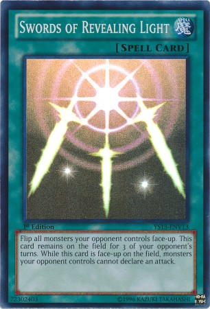 Swords of Revealing Light [YS13-ENV13] Super Rare Yu-Gi-Oh!