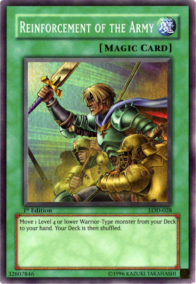 Reinforcement of the Army [LOD-028] Super Rare Yu-Gi-Oh!