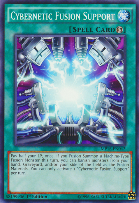 Cybernetic Fusion Support [MP16-EN042] Common Yu-Gi-Oh!